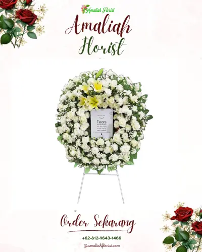 Krans Bunga Duka Cita di Losari Lor